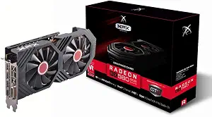 XFX Radeon RX 580 GTS XXX Edition 1386MHz OC+, 8GB GDDR5, VR Ready, Dual BIOS, - B06Y66K3XD