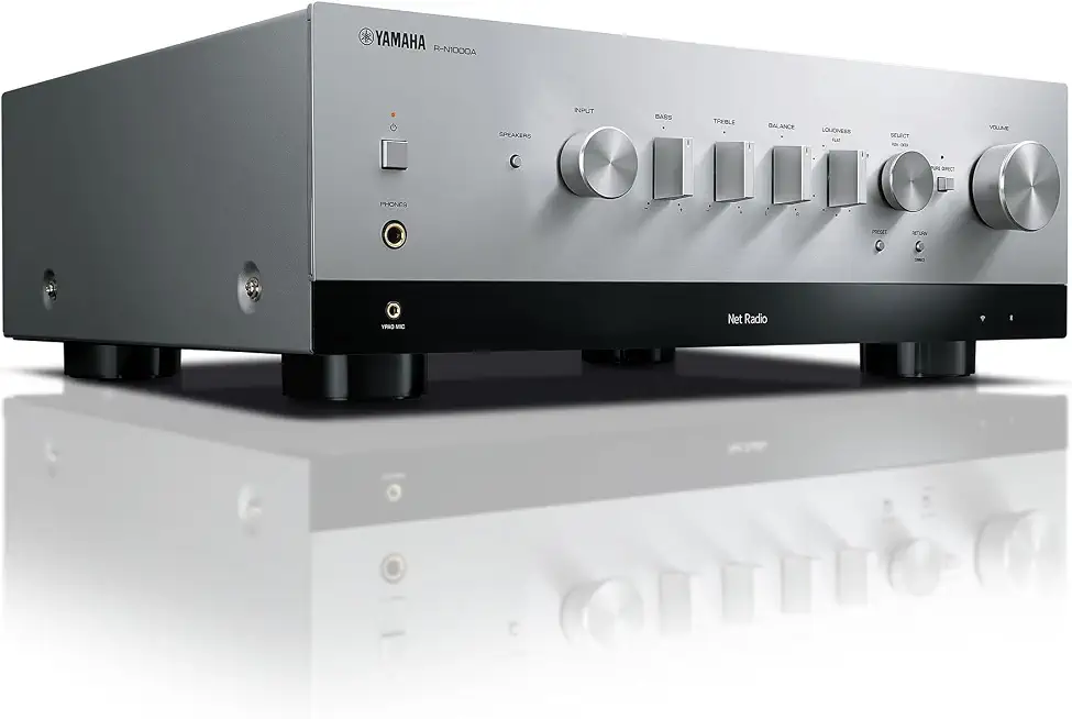 Yamaha R-N1000A Network Receiver with Phono, HDMI and Built-in DAC, Silver - B0CH231P8G