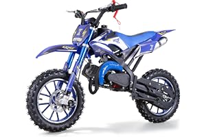 ZEAIMX 50cc Kids Dirt Bike, 2-Stroke Gas Powered Mini Dirt Bike for Kids 8–14, Off-Road - B0H4CQPRN9