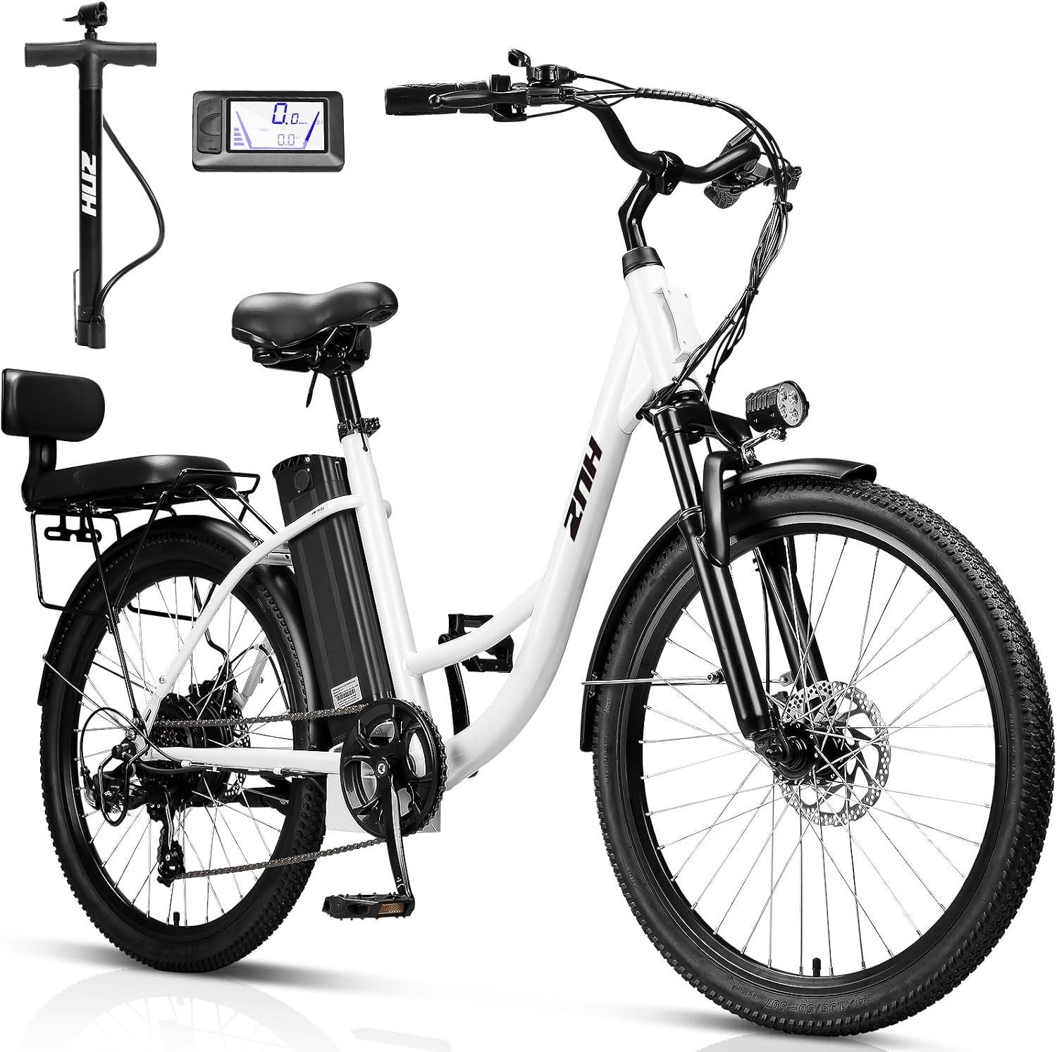 ZNH 1000W Peak Electric Bike for Adults, Step Thru Ebike - B0FQ4TTHH9