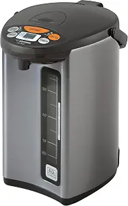 Zojirushi Micom Water Boiler and Warmer (135 oz. / 4L, Silver) - B01LWMWU59
