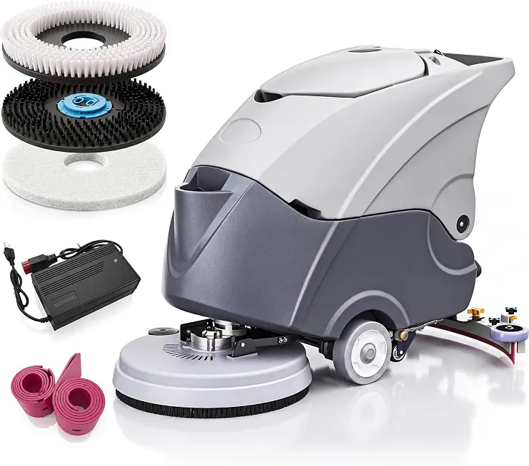 22'' Self Propelled Walk-Behind Floor Scrubber Machine, 43100 Sqft/h - B0HK3QJ181