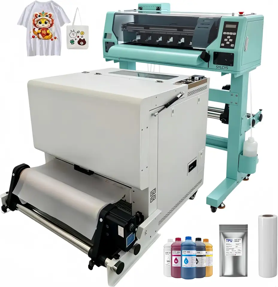 24 inch Wide A1 DTF Printer with Shaking Dryer Dual XP600 Head - B0GX6MLQS1