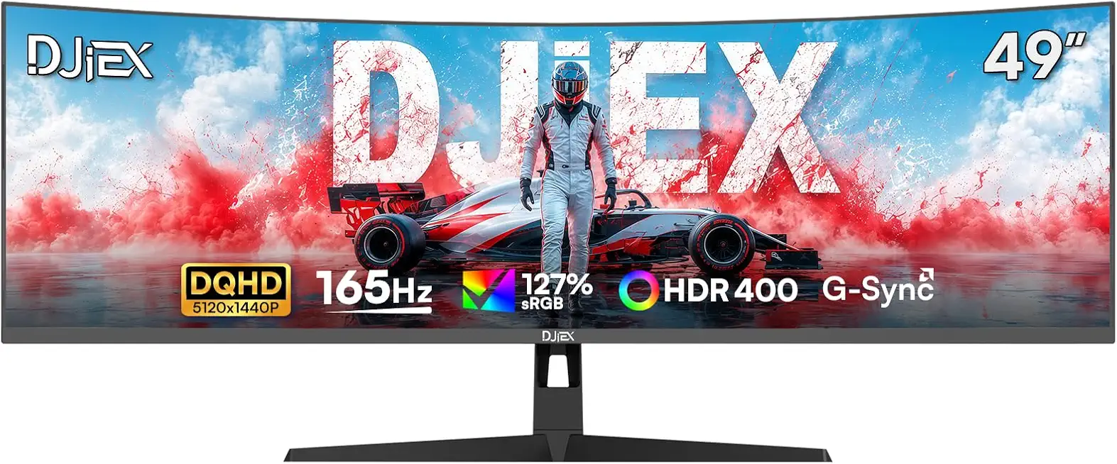 49 Inch Curved Ultrawide Monitor 165Hz, DQHD 5K, HDR400, 1ms MPRT - B0GR54XBH3