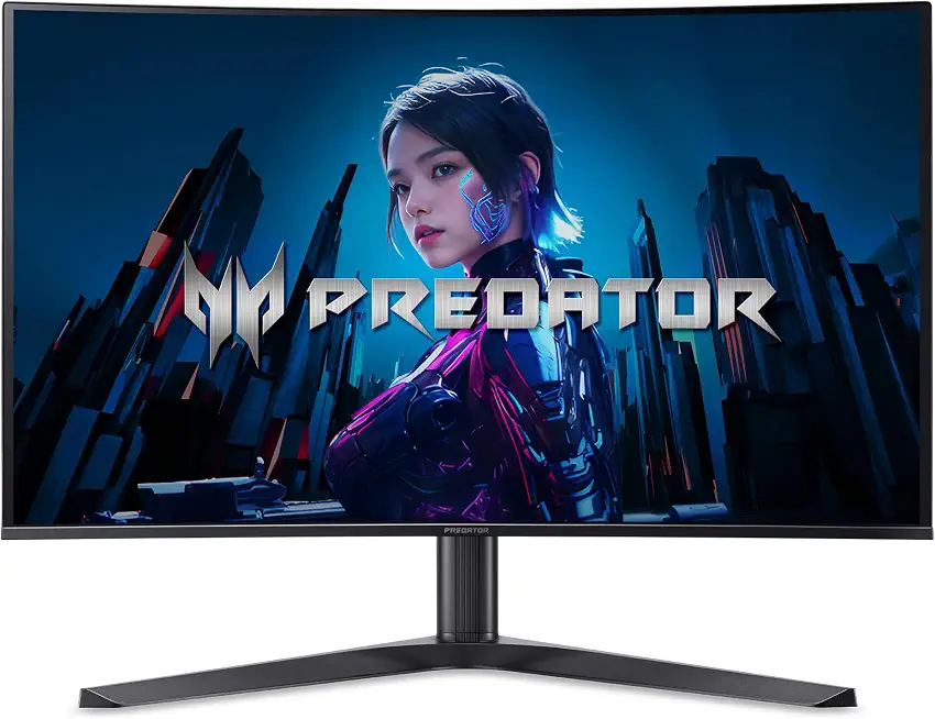 Acer Predator 31.5in Curved 4K 3840x2160 QD-OLED 240Hz Gaming Monitor X32 X - B0D8LFHH4D