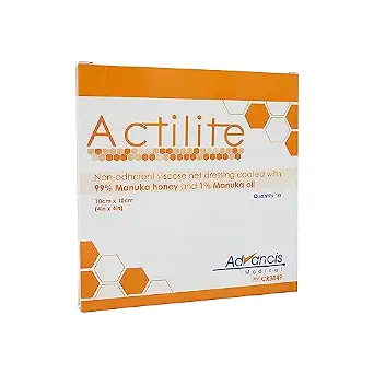 Actilite Manuka Honey Dressings 10cm x 10cm Box of 10 Dressings by Activon - B00CAR8Z94