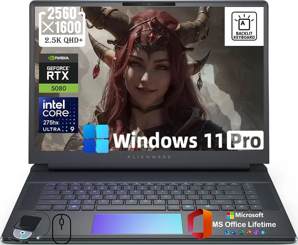 Alienware 16 Area-51 Gaming Laptop PC - Ultra 9 275HX (24-Core - Up to 5.4GHz) - B0F8NQB65R