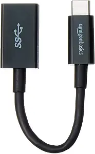 Amazon Basics USB-C (Male) to USB-A (Female) Adapter Cable Converter, USB 3.1 Gen 1, 5Gbps - B01GGKYXVE