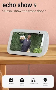 Amazon Echo Show 5 (newest model), Smart display, Designed for Alexa+, 2x the bass and - B09B2QTGFY