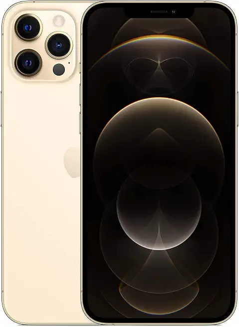 Apple iPhone 12 Pro, 256GB, Gold - Locked to Cricket (Renewed) - B0DKSDS6ZL