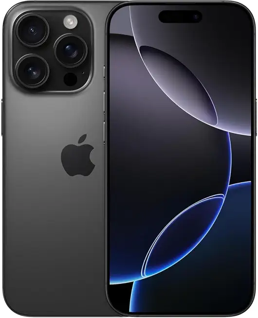 Apple iPhone 16 Pro, US Version, 128GB, Black Titanium - Unlocked (Renewed Premium) - B0DNT1GPC1