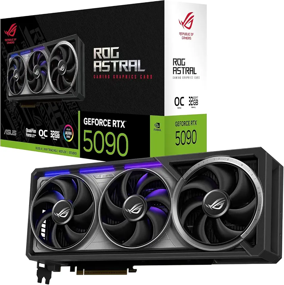 ASUS ROG Astral GeForce RTX 5090 32GB GDDR7 OC Edition Gaming Graphics Card (Nvidia GeForce - B0DTHV8THW