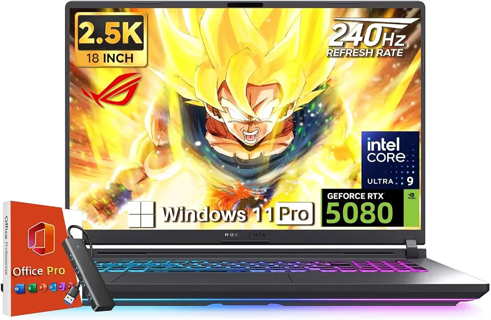 ASUS ROG Strix G18 Gaming Laptop, Intel Ultra 9 275HX, NVIDIA RTX 5080 - B0HLDZ9TV2