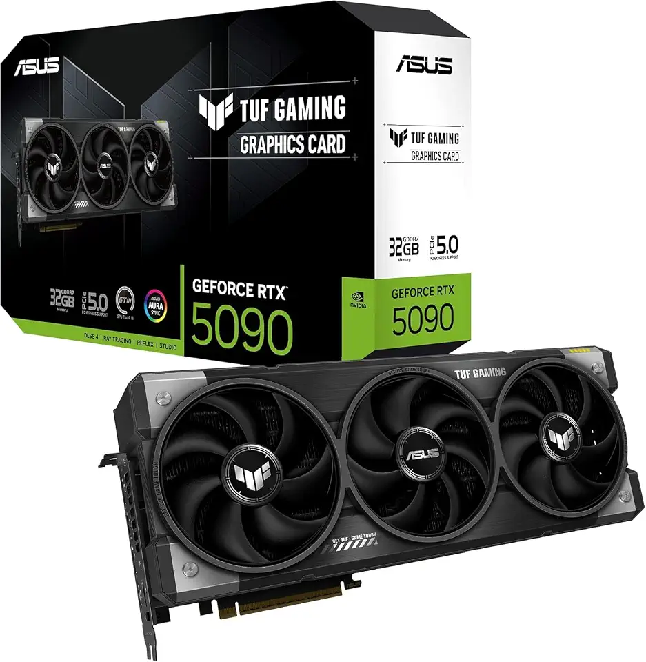 ASUS TUF Gaming GeForce RTX 5090 32GB GDDR7 Gaming Graphics Card (Nvidia GeForce RTX5090, 3.6 - B0DTHW9MBH