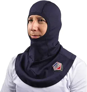 Black Stallion - AH1520-NV AH1520 TruGuard 200 Arc Rated FR Cotton Balaclava One S Blue - B06Y18PWRZ