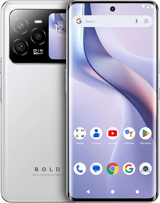 BLU Bold N4 5G | Unlocked | 6.78” Curved Display + 1.74” Rear Display | - B0FMYX276H