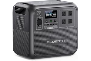 BLUETTI Portable Power Station AC180, 1152Wh LiFePO4 Battery Backup w/ 2 1800W (2700W peak) AC - B0C1SMJTDT