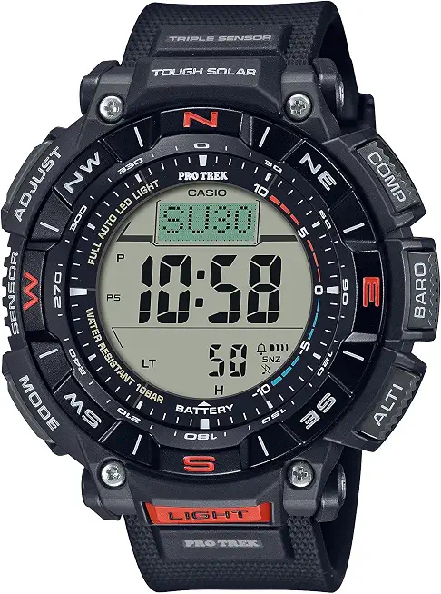 Casio PRG340 Series | Pro Trek | 100 Meter Water Resistance | Compass | Alt/Baro-Thermo - B09Z4PKCTY