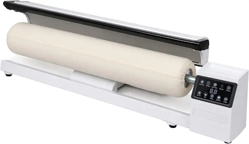 chunchun Rotary Steam Roller Ironer, Open-End Rotating Roller, Steam Press - B0HKP6NTGX