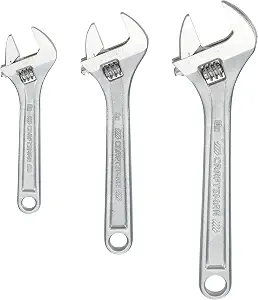 CRAFTSMAN Adjustable Wrench Set, 3-Piece All Steel, Metirc and SAE Scale (CMMT12001) - B07QQ8P5K6
