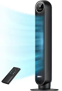 DREO Tower Fan for Bedroom, 28ft/s Velocity, Ultra Quiet Fan, 8 Speeds - B09MKPDJRT