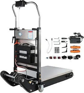 Electric Stair Climbing Dolly, 1250W Electric Stair Climbing Motorized Hand Truck, 900lbs Max Load Capacity, - B0HBPD4F6K