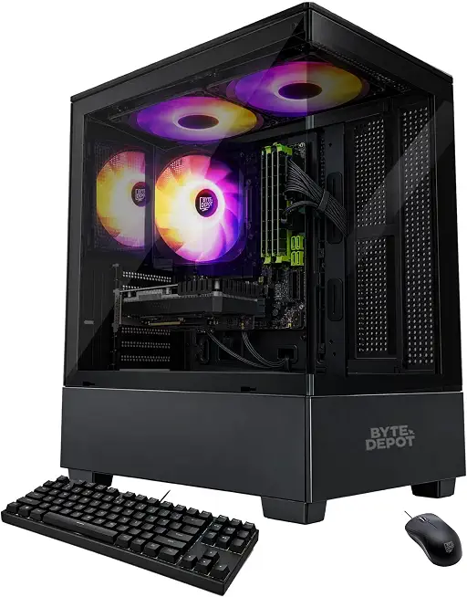 Gamer Master Gaming Desktop PC - Intel Core i7, 32GB RAM, 1TB Ultra-Fast SSD, GeForce - B0GRJV5YXL