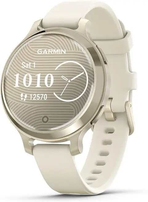 Garmin Lily® 2 Active, Small & Stylish GPS Smartwatch, 38mm, Bone - B0DGWDRGP6