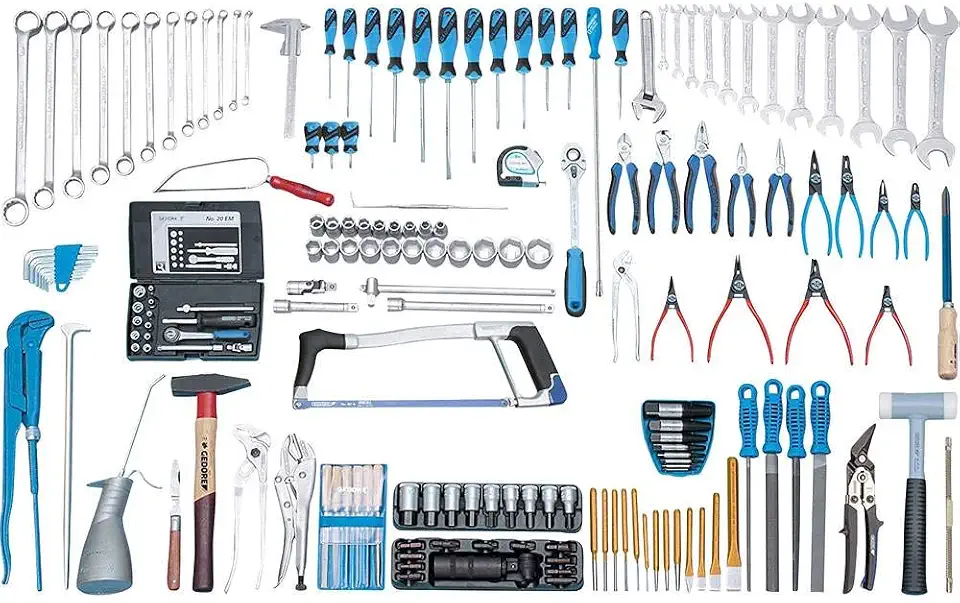 GEDORE S 1007 Mechanic's Tool Set – 179 Piece Comprehensive Hand Tool Kit – Perfect - B002RA64ME