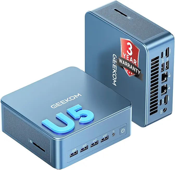 GEEKOM Mini PC IT12 MAX,Ultra 5 125U,16GB RAM,500GB SSD(Upgradeable) - B0B4D5MYWH