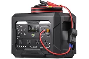 GEYOTO Power Station with 15V 400A Automobile Charging Cable, 1800W | Power Replacement Battery Alligator - B0HLCYKGVW