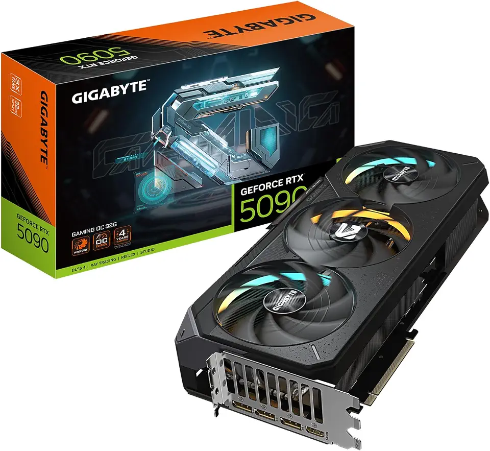 GIGABYTE GeForce RTX 5090 Gaming OC 32G Graphics Card, WINDFORCE Cooling System, 32GB 512-bit GDDR7, - B0DT7GBNWQ