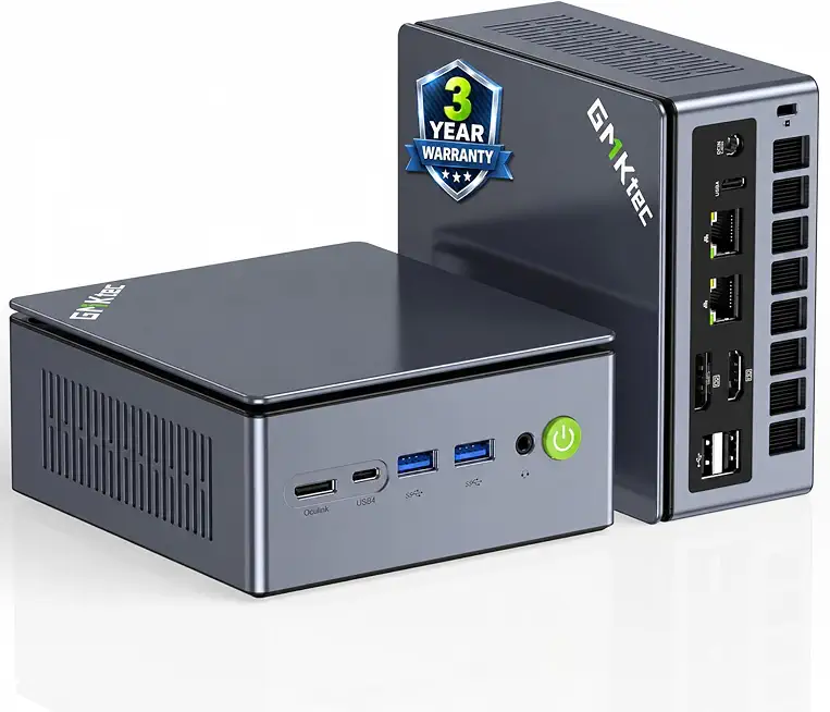GMKtec Gaming PC Mini, M7 Ultra Ryzen 7 PRO 6850U 16GB DDR5 RAM + 512GB - B0FX21L82L