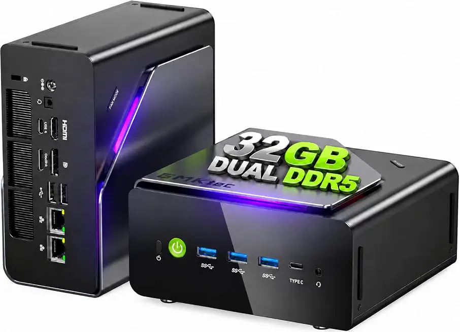 GMKtec K15 AI Mini PC Oculink Intel Ultra 5 125U 32GB DDR5 512GB SSD - B0G7F2TD4W