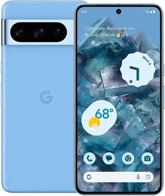 Google Pixel 8 Pro, 128GB, Bay - Unlocked (Renewed) - B0CS3T7TL2