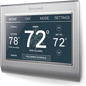 Honeywell Home RTH9585WF1004 Wi-Fi Smart Color Thermostat, 7 Day Programmable, Touch Screen, Energy Star, Alexa - B075BF6V58