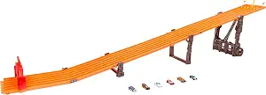 Hot Wheels Super 6-Lane Raceway & 6 1:64 Scale Toy Cars - B004U5C392