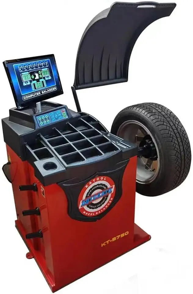 KATOOL KT-B750 Wheel Balancer Home Garage Equipments Tire Balancing - B0D2L3CPTZ