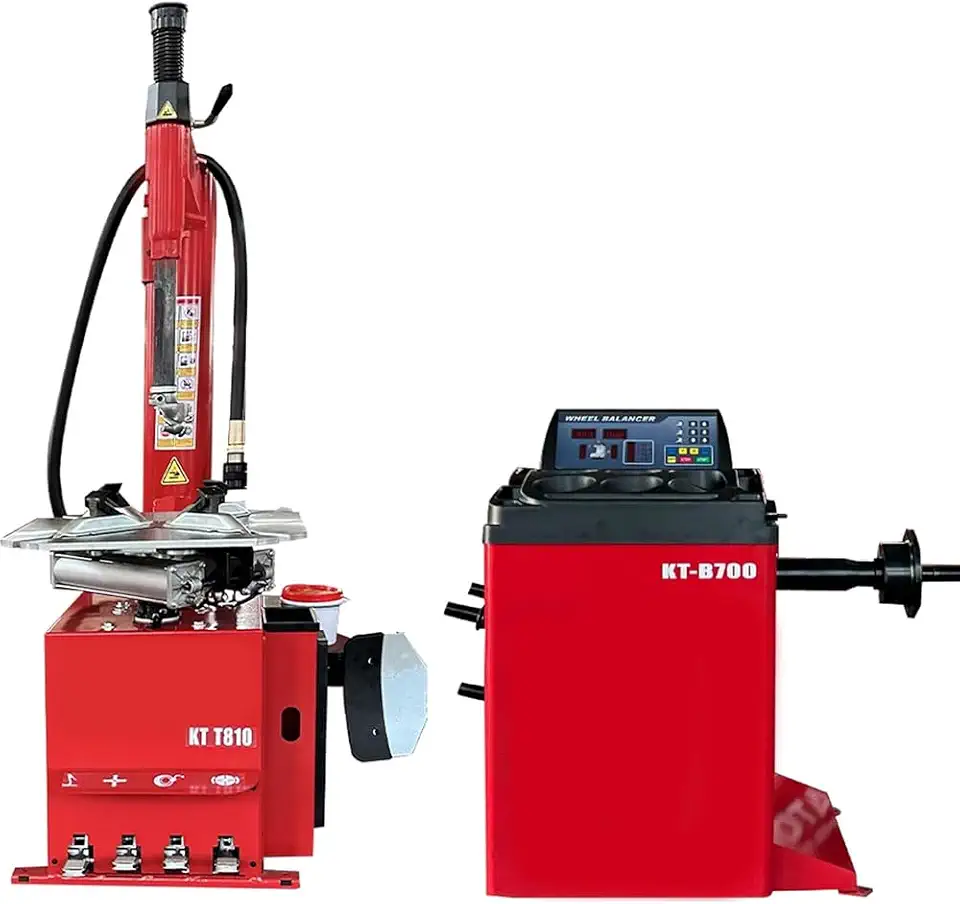 KATOOL Tire Changer and Wheel Balancer Combo – 2.0HP KT-T810 Tire Changing Machine with Bead - B0DB84VR4J