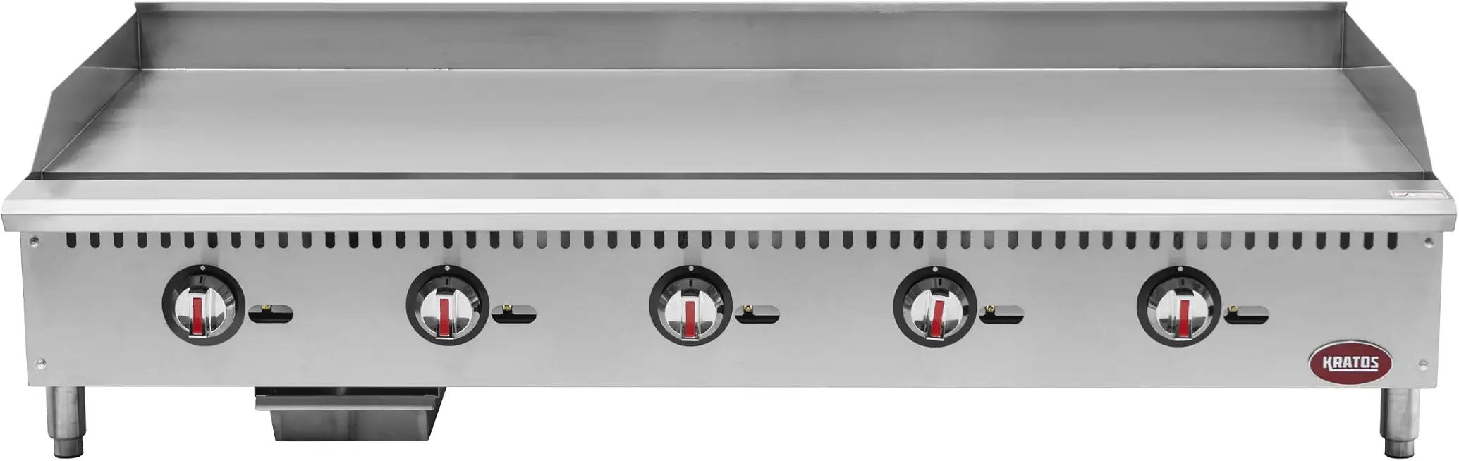 Kratos 60"W Commercial Countertop Griddle Stainless Steel Gas Hot Plate - B0HKTN8PPZ