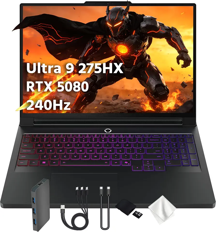 Lenovo Legion Pro 7i 16" WQXGA 240Hz Gaming Laptop, Intel Core Ultra 9 275HX, GeForce - B0GT4LHV11