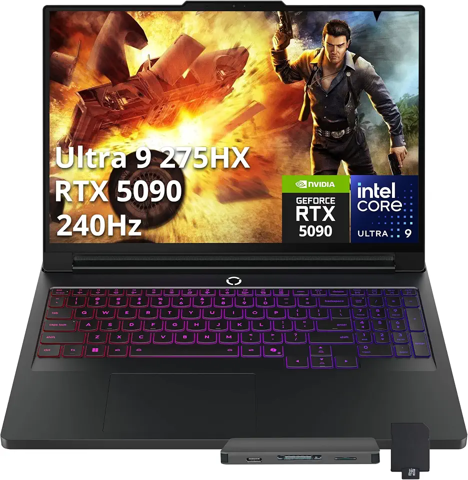 Lenovo Legion Pro 7i 16" WQXGA OLED 240Hz Gaming Laptop, Intel Ultra 9 275HX, GeForce - B0GKN5DYX3