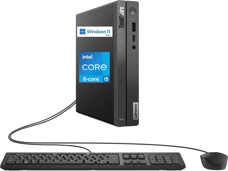 Lenovo ThinkCentre neo 50q Gen 4 Mini Desktop Computer, 8-core Intel Core i5-13420H, 16GB RAM, - B0FJMSNBZV