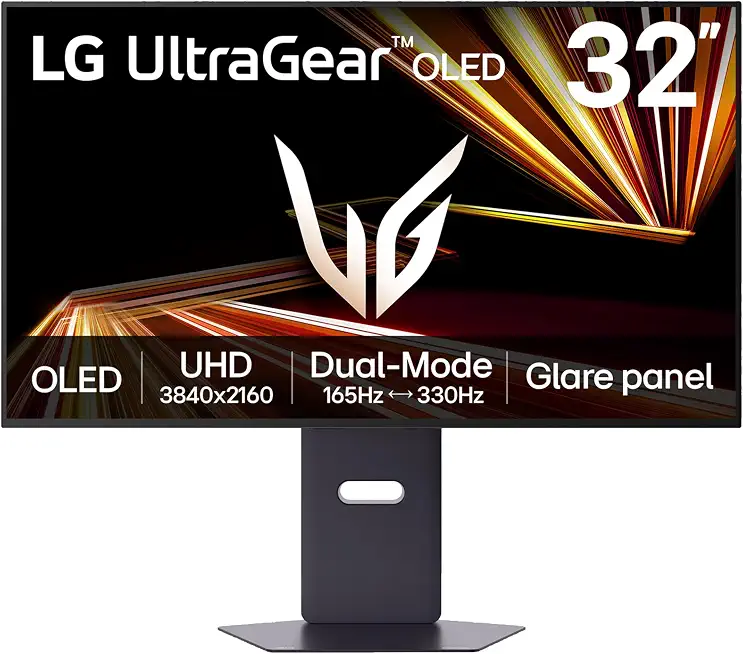 LG 32GX850A-B 32" UltraGear 4K UHD (3840 x 2160) Glossy OLED Gaming Monitor, Dual-Mode 165Hz/330Hz, - B0FLQLPNNH