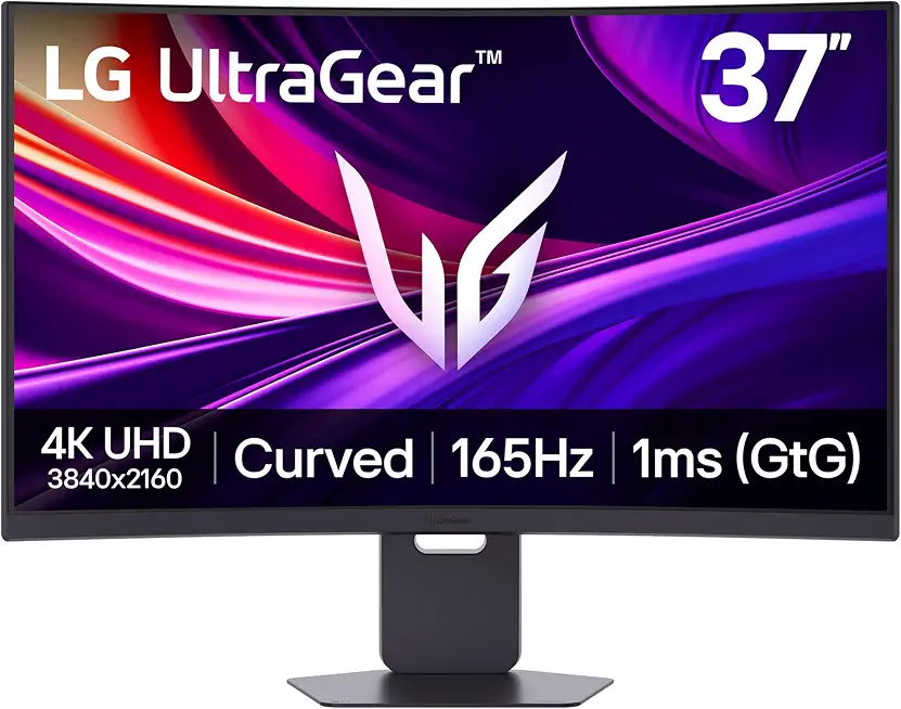 LG 37G800A-B 37-Inch Ultragear 4K UHD (3840 x 2160) Curved Gaming Monitor, 165Hz, 1ms, FreeSync - B0FS3LV3WG