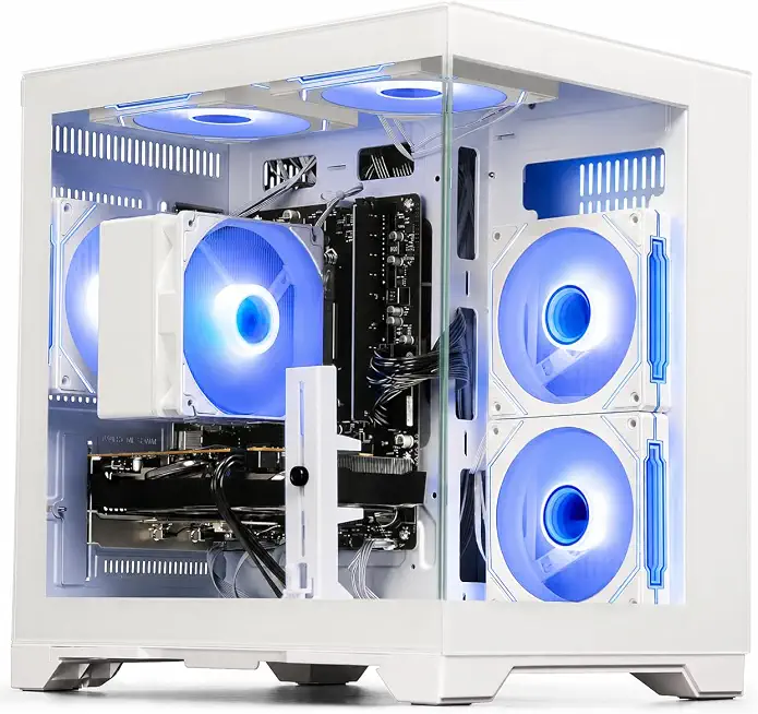 LXZ Gaming PC Desktop Computer Ryzen 5 4500 RX 6500XT 16GB RAM 512GB SSD - B0GSR3ZGSD