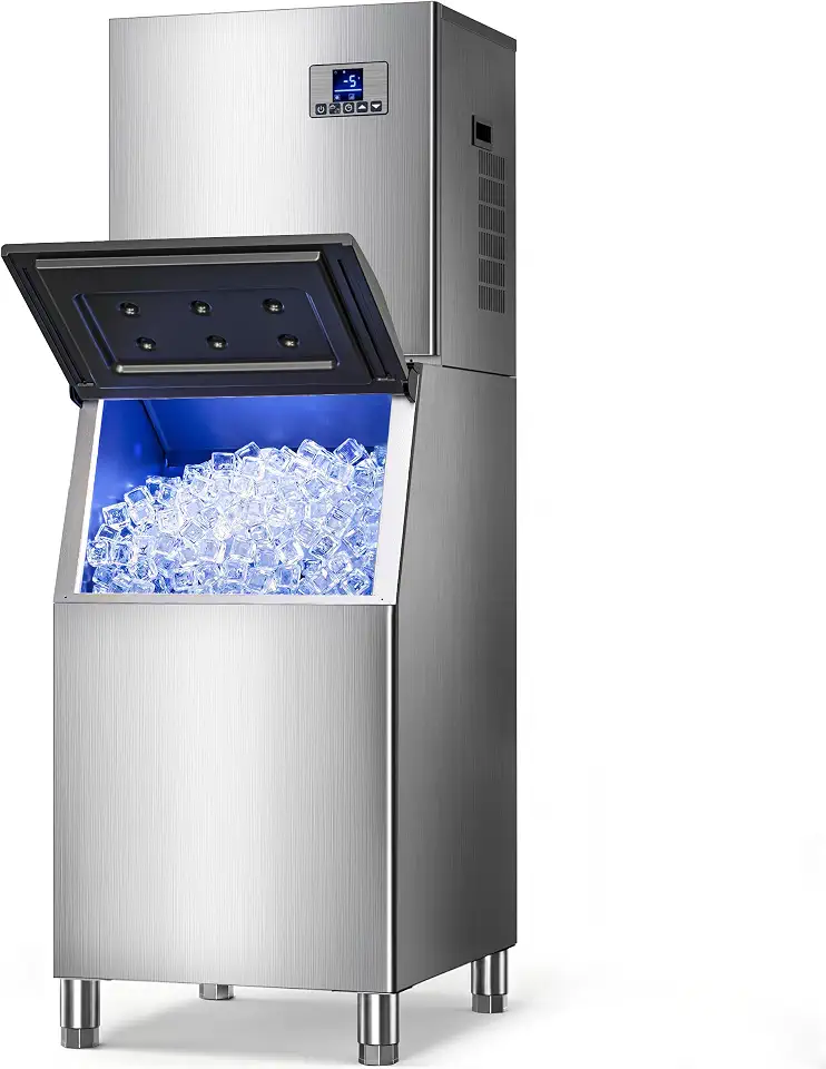 Manastin Commercial Ice Maker 400LBS/24H, ETL, Restaurant/Cafe/Hotel - B0HJRBC1TM