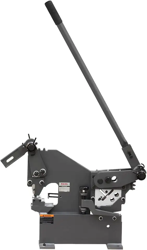 Manual Ironworker Punch Shear Machine, KAKA INDUSTRIAL PBS-9 - B071L3RNCG
