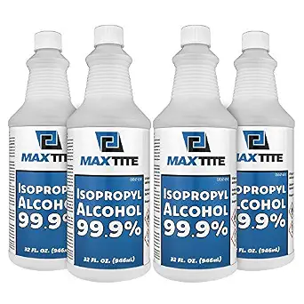 MaxTite Isopropyl Alcohol 99.9% (1 Gallon (32oz, 4 Pack)) - B08JHBM3VY