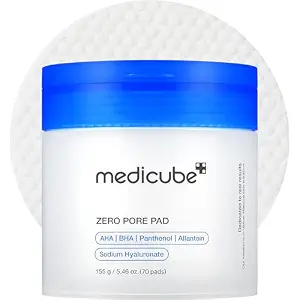 medicube Toner Pads Zero Pore Pad 2.0 for Exfoliation and Pore Care - B09V7Z4TJG